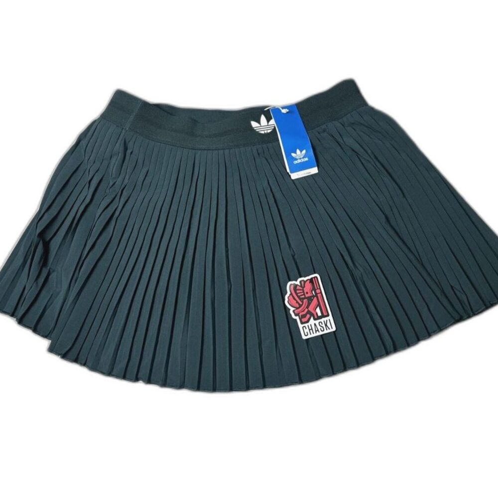 adidas Tennis Pro climacool Pleated Tennis Skirt Green JM4731 Women’s Small NEW